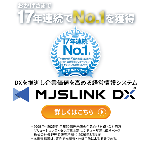 中堅中小企業様に支持されておかげさまでNo.1