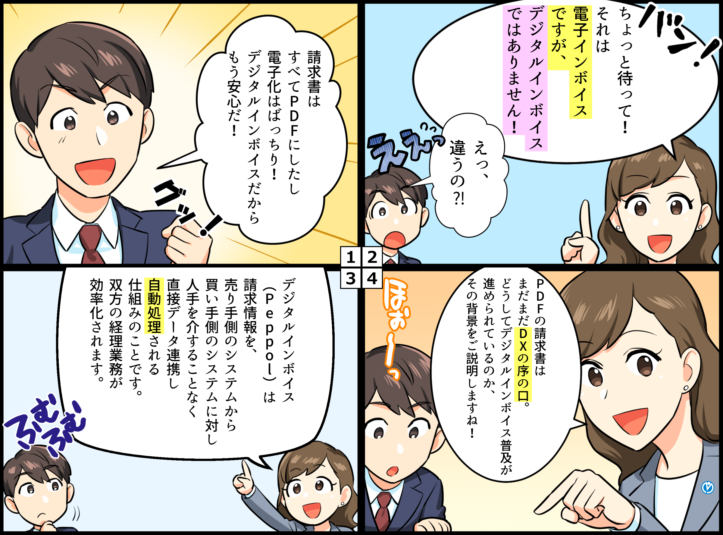 4コマ漫画